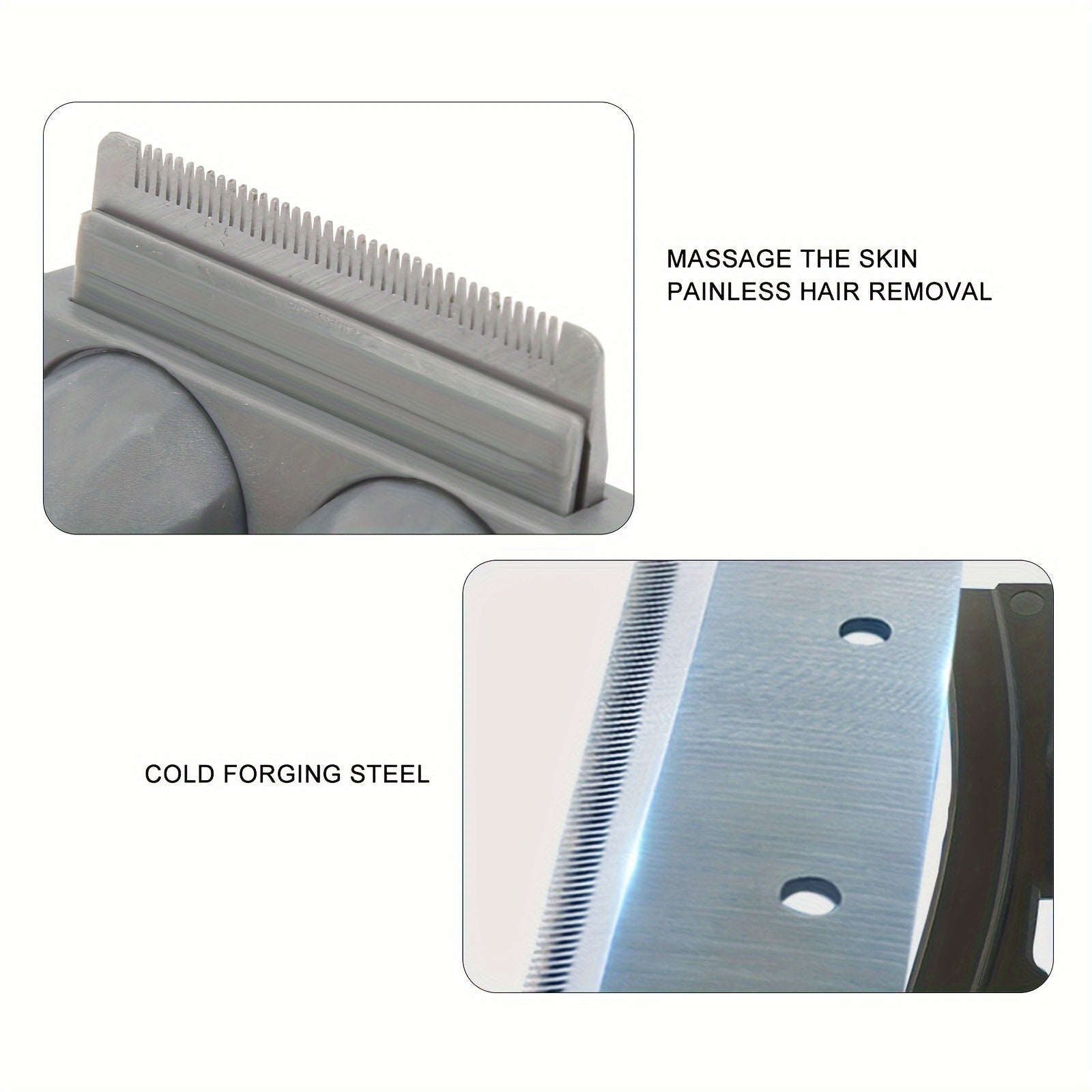 2-in-1 Stainless Steel Pet Grooming Brush for Dogs and Cats Self-Cleaning Dual-Function