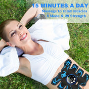 Full-Body EMS Massage Device with Adjustable Intensity and Modes for Arms Legs Abdomen