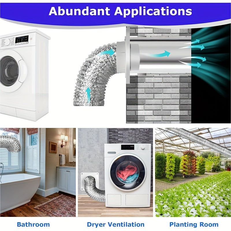 Dryer Vent Connector Kit Wall Plate With Quick Disconnect 4 Inch Tubes