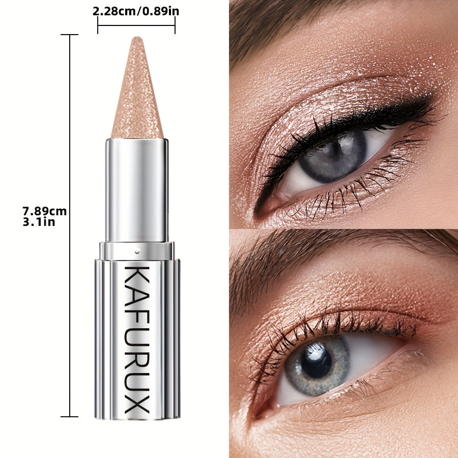 Women Sparkle Eyeshadow Pencil Glitter Finish Eye Makeup Brown