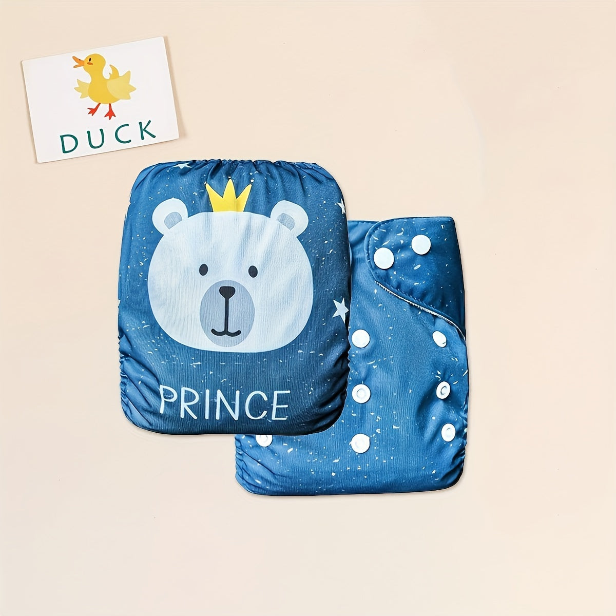 Waterproof Toddler Training Pants with Cartoon Animal Print Breathable Leak-Proof Polyester