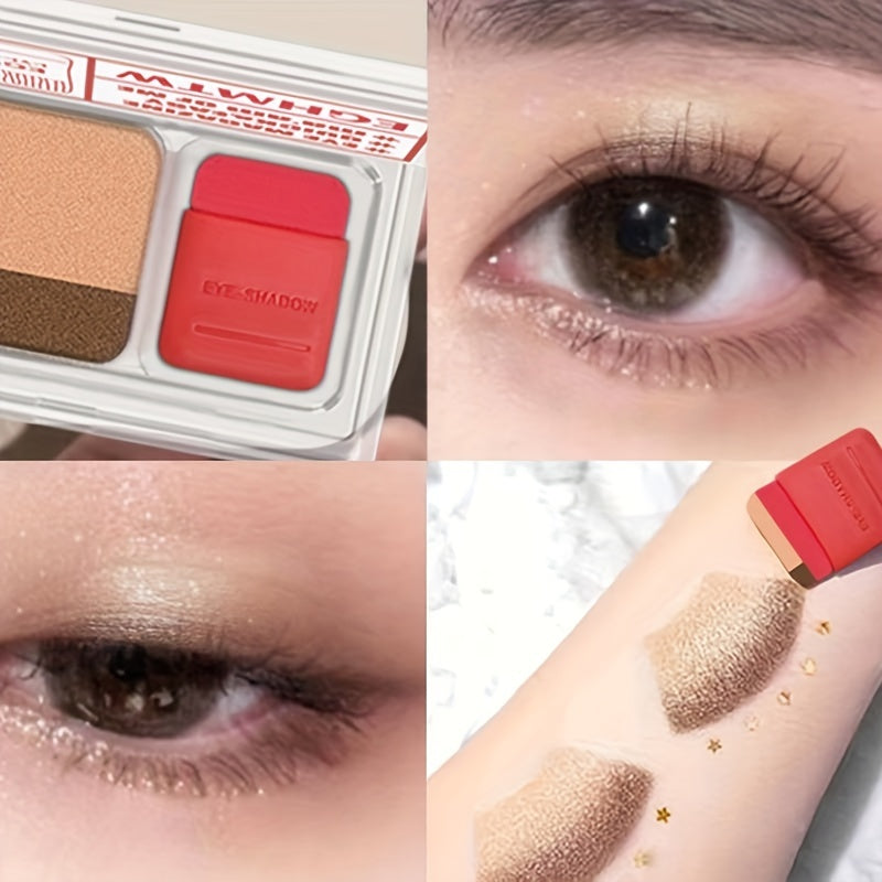 Женская палетка теней для век с жемчужным эффектом, водостойкая, блестящий инструмент для макияжа