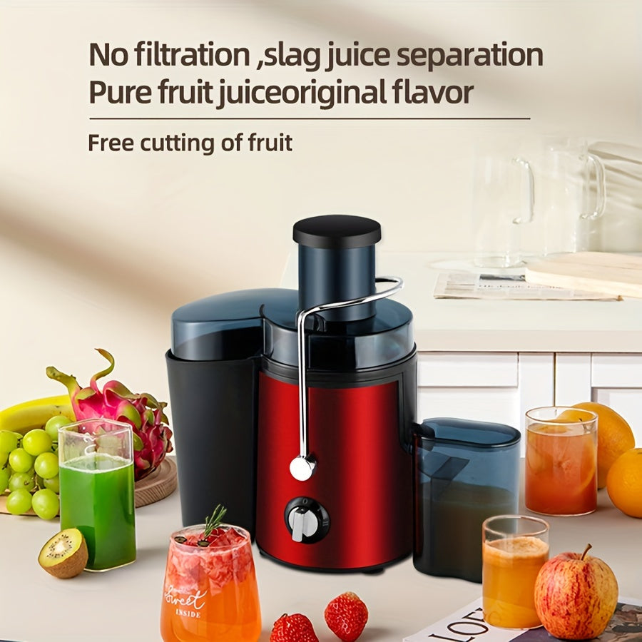 Electric Juicer 18000 RPM High-Speed Centrifugal Food-Grade Plastic 0.5L-1L