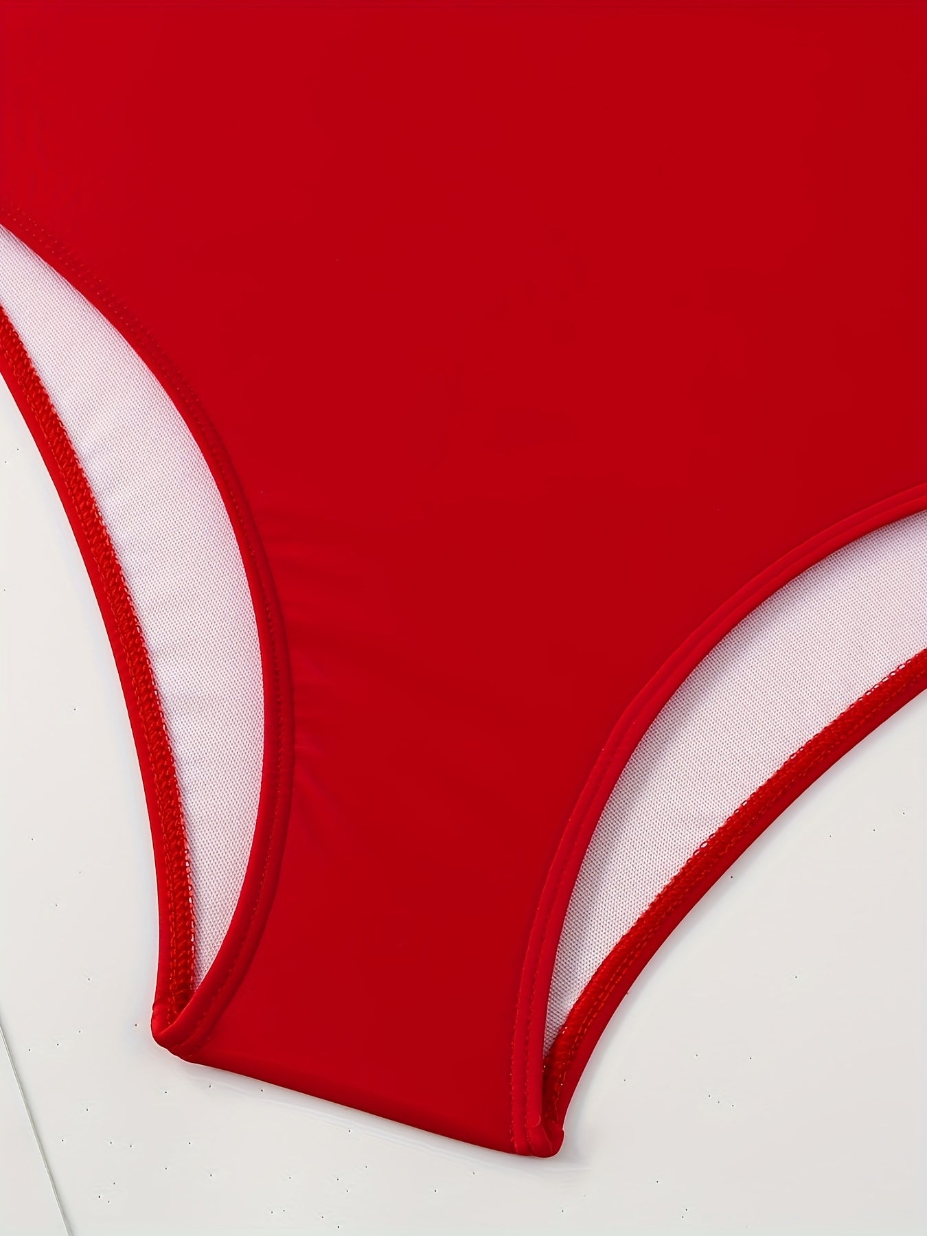 Women's Solid Color Two-Piece and One-Piece Swimsuits with Belly Control Straps and Shaker Skirt