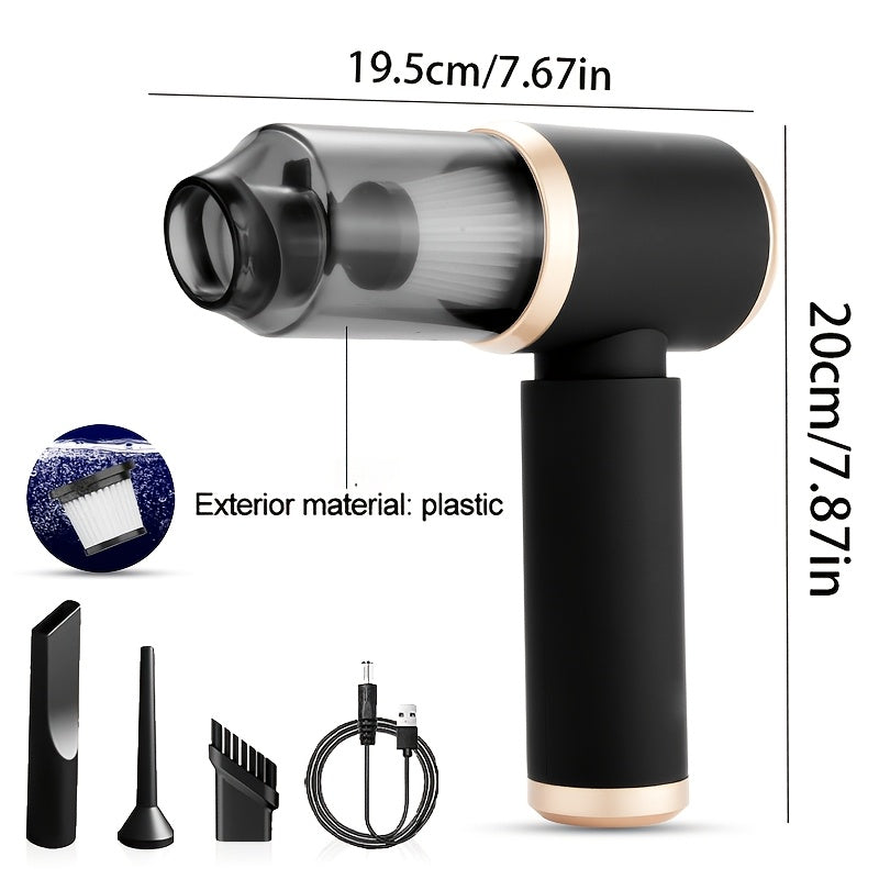 Беспроводной набор автомобильных пылесосов с мощностью всасывания 6000PA и 7 аксессуарами