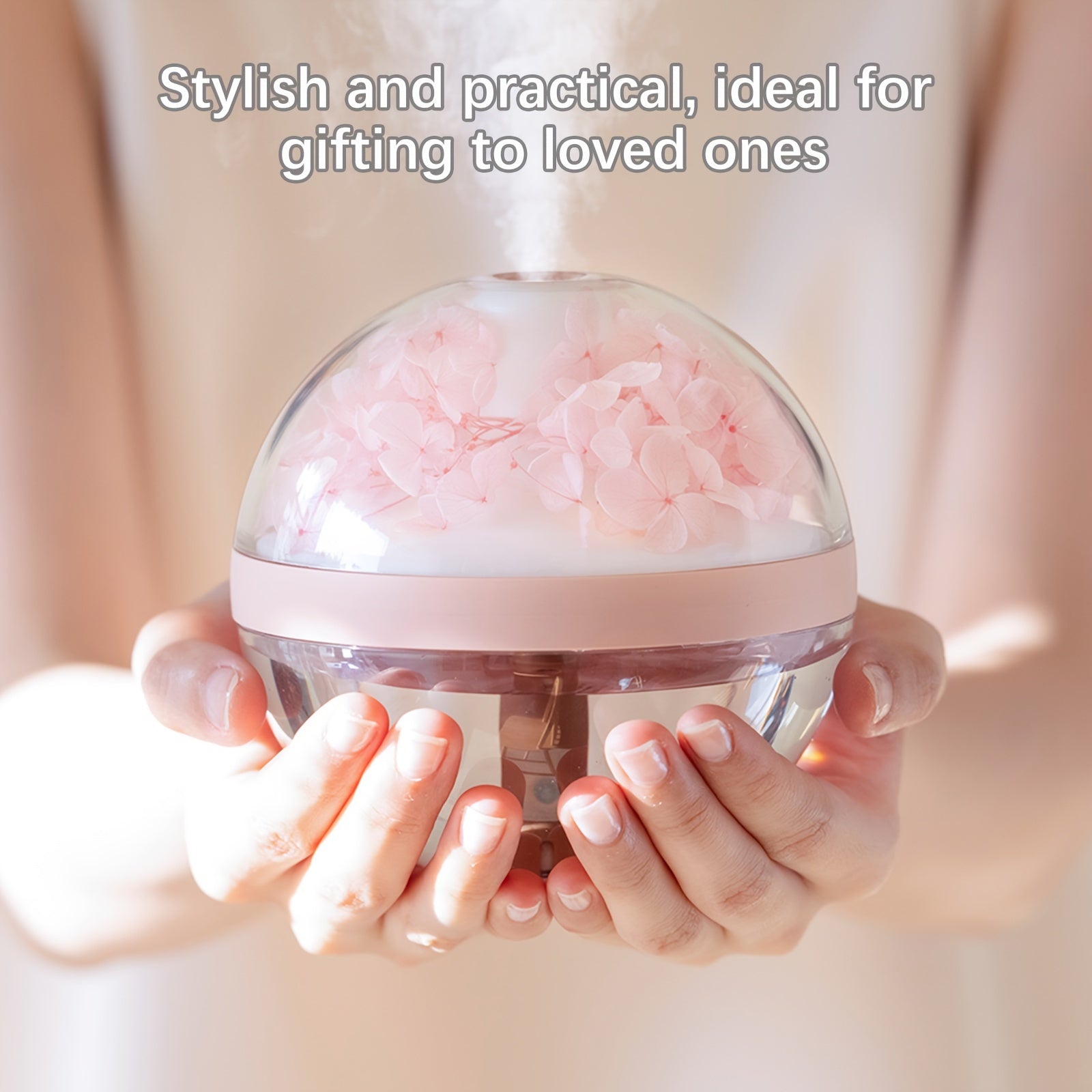 Портативный 270 мл перезаряжаемый настольный увлажнитель с атмосферным освещением