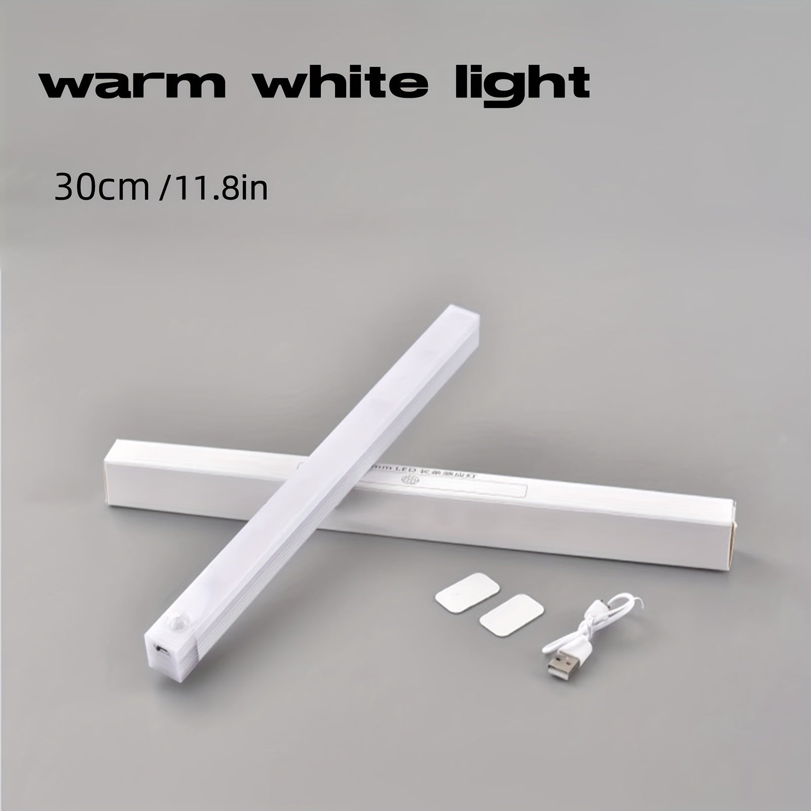 Wireless LED Motion Sensor Wall Sconce with Magnetic Mount and USB Rechargeable for Indoor Use