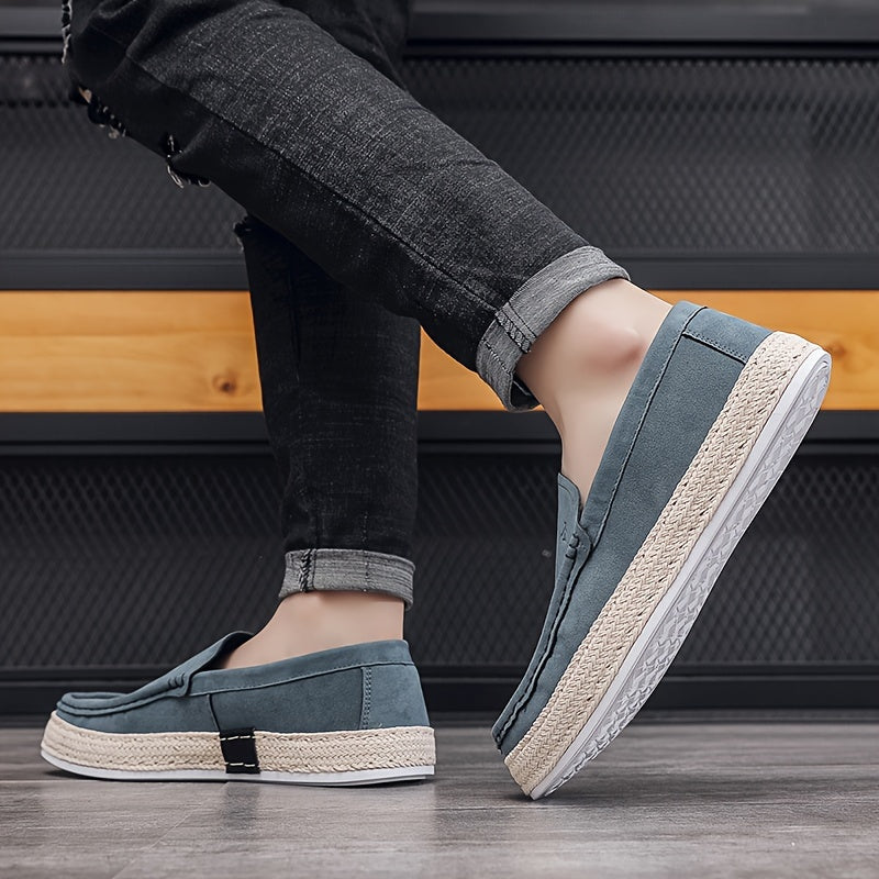 Men's Casual Slip-On Shoes Non-Slip Sole for Walking Traveling Fishing