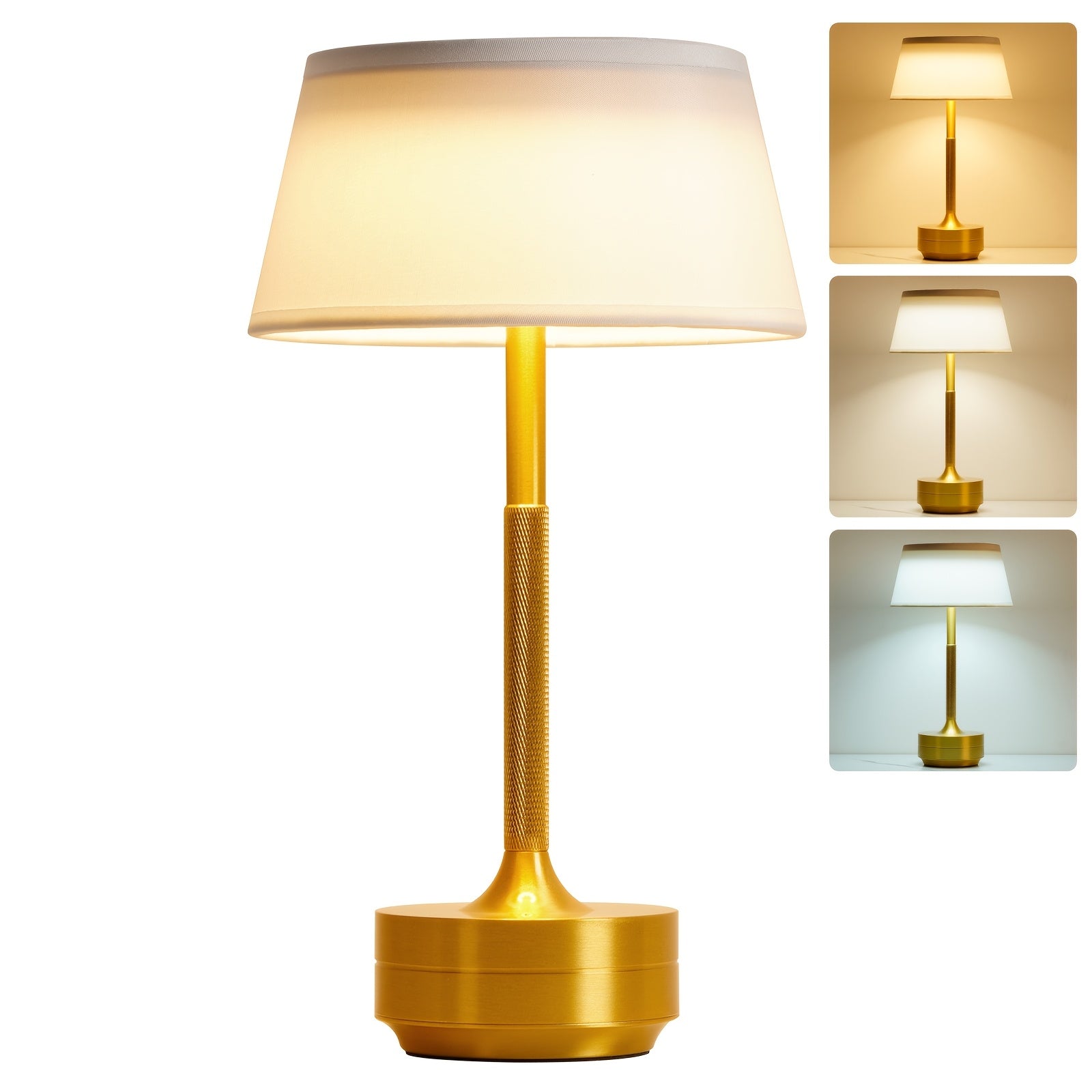 Yorug'likni sozlash mumkin bo'lgan LED stol lampasi, moslashuvchan gooseneck va teginish nazorati bilan, 3 ta rang harorati va qayta zaryadlanadigan 2000mAh batareyani taklif etadi. Uni yashash xonasida, yotoqxona va ofisda ishlatish mumkin.