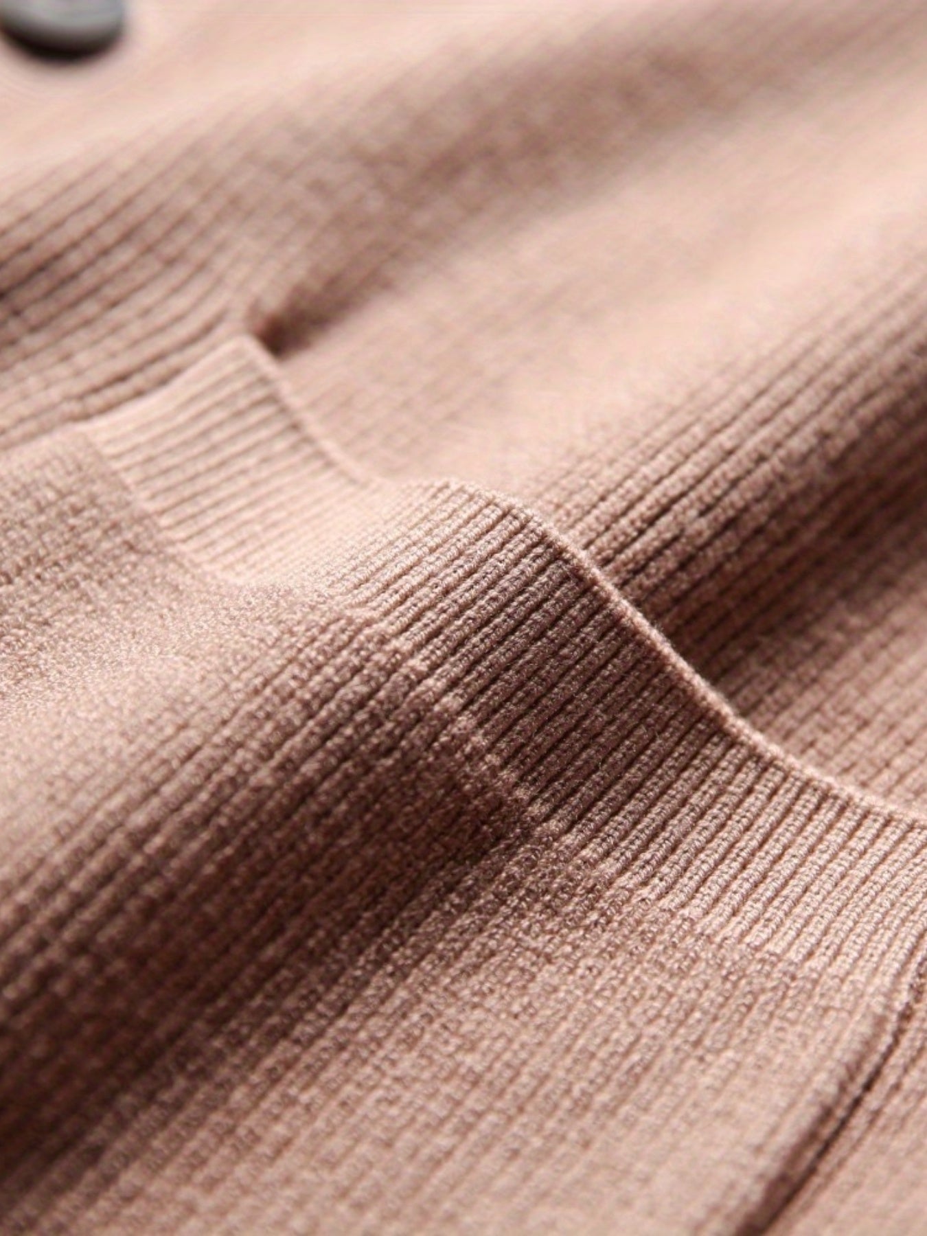 Men's Oversized Knitted Sweater Viscose Cardigan Vest for Autumn Winter