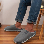 Unisex Plush Slippers Indoor House Slip-On Warm Thick Sole