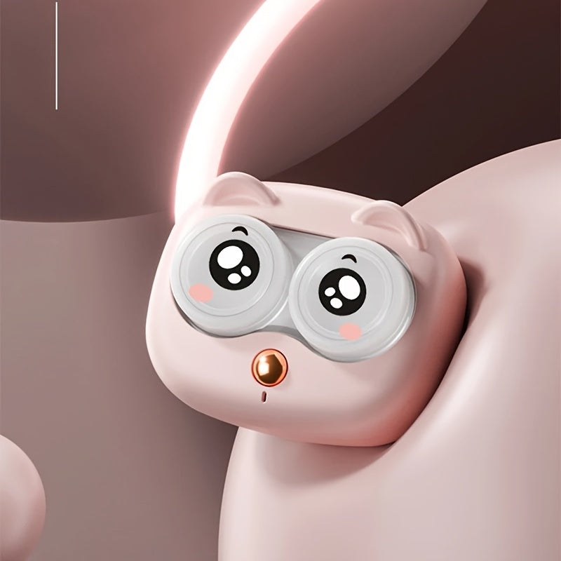 Electric Contact Lens Case with Automatic Cleaning Sterilization Travel Size Non-Rechargeable