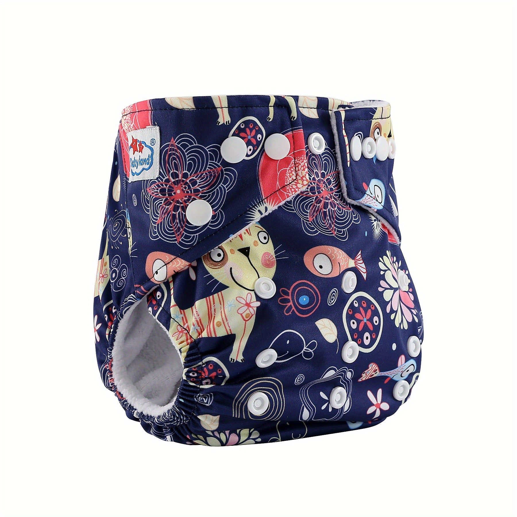 Adjustable Reusable Waterproof Cloth Diapers for Baby Girls and Boys