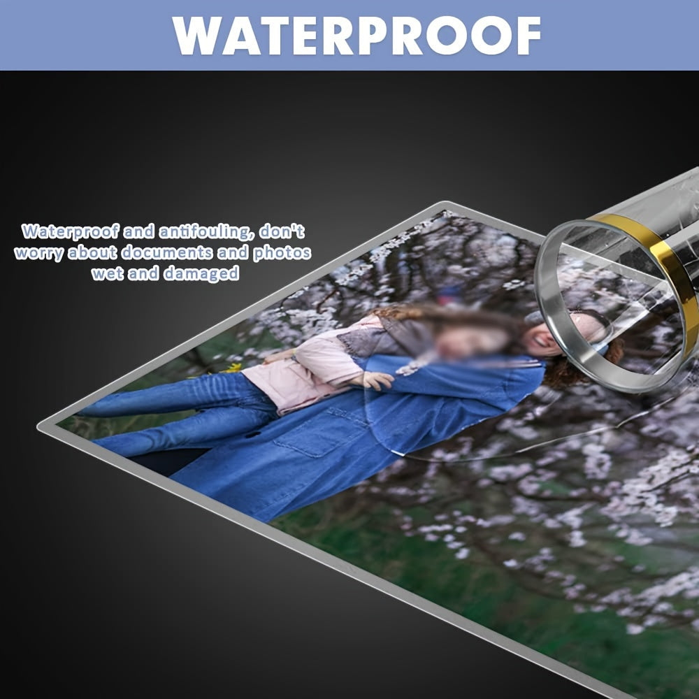 9x11.5 Inch Clear Thermal Laminating Sheets 5mil Round Corners Pack of 50 or 100