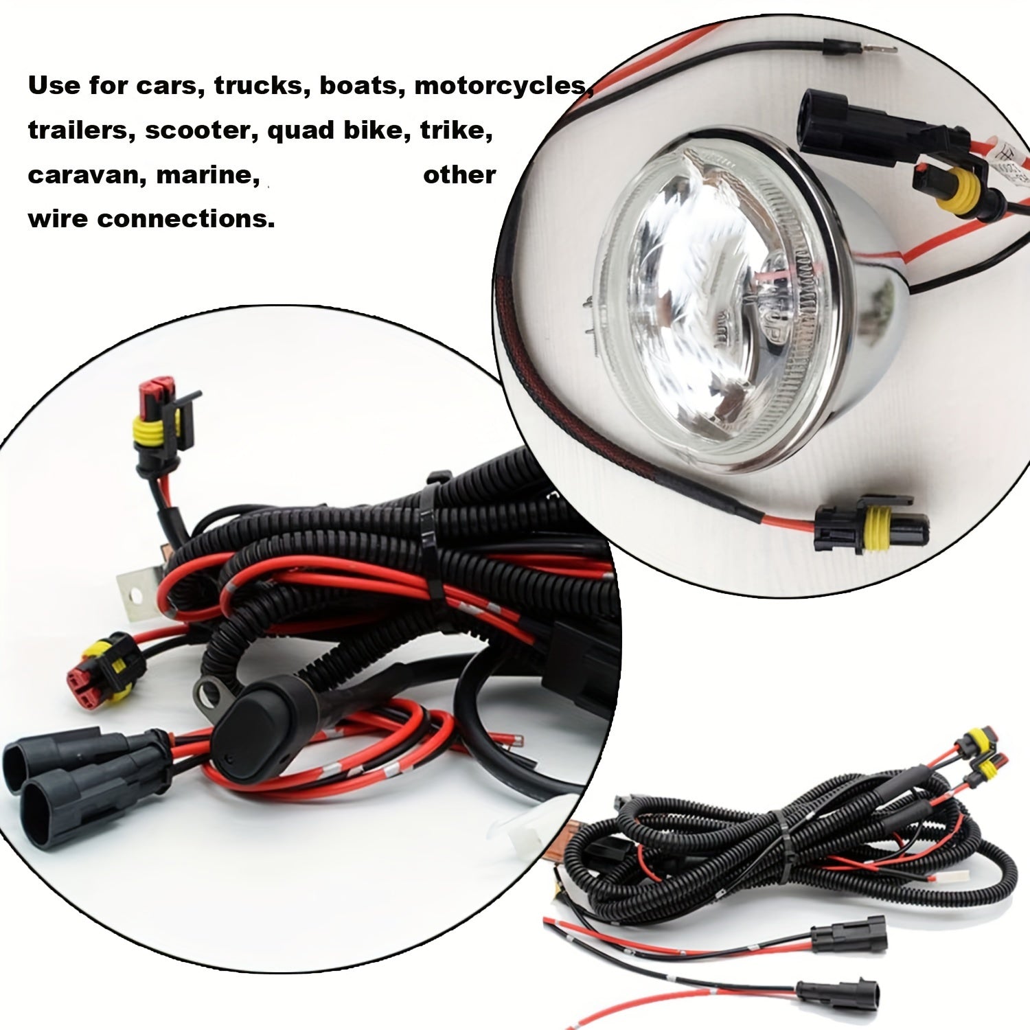 Male Female Electrical Connector Kit 2/10/12/20/40/272/370/640P Waterproof Wire for Car Boat Motorcycle