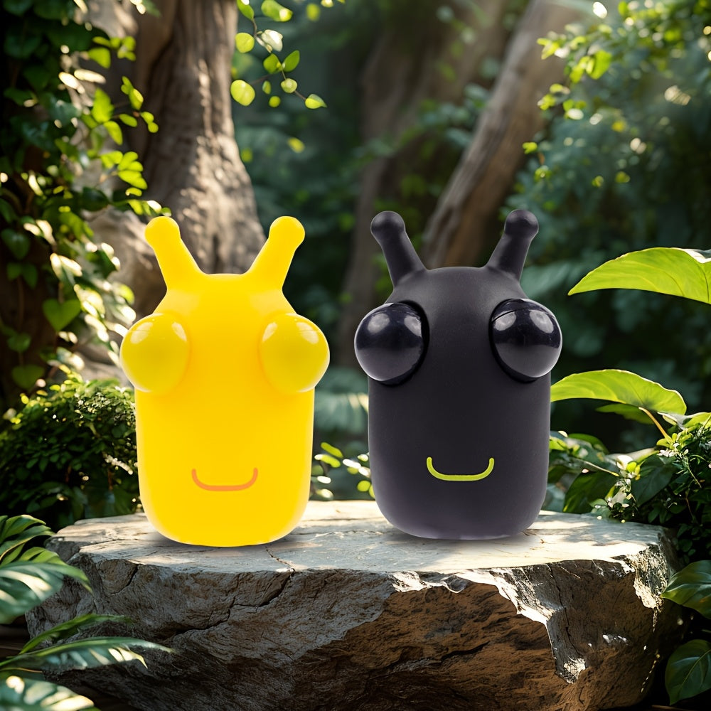 Kurtchalar fidget o'yinchoq, chiqadigan ko'zlar bilan, plastik, elektrsiz, stressni kamaytirish uchun, 3-6 yosh, siqish va o'yin uchun qiziqarli o'yinchoq