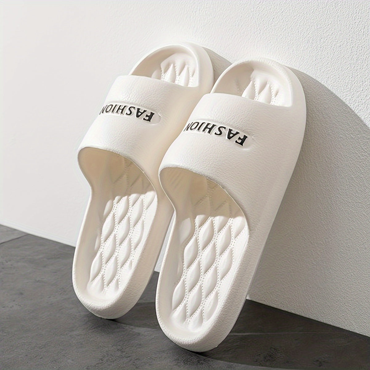 Erkaklar va ayollar uchun qora EVA slaydlar, sirpanmaydigan, hidi yo'q, ichki va tashqi foydalanish uchun