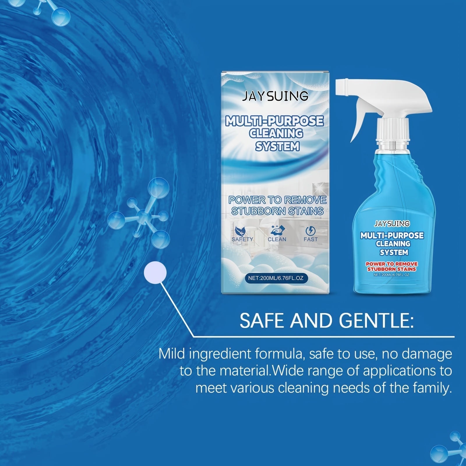 Jaysuing ko'p maqsadli oshxona yog' tozalagichini taqdim etamiz: oshxona va hammomdagi og'ir yog' joylari uchun mukammal bo'lgan kuchli va samarali dog' va chang tozalovchi. Metall yuzalar uchun xavfsiz, qoldiqsiz suyuq formula natriyni o'z ichiga oladi.
