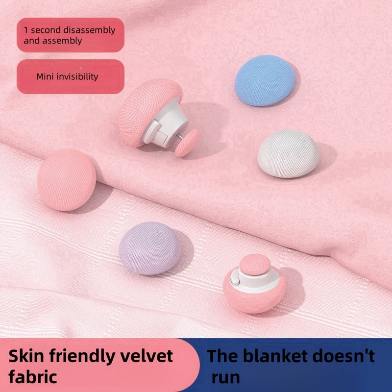 Velvet Blanket Clip Non-Slip Easy One-Click Hand Washable Universal Fit