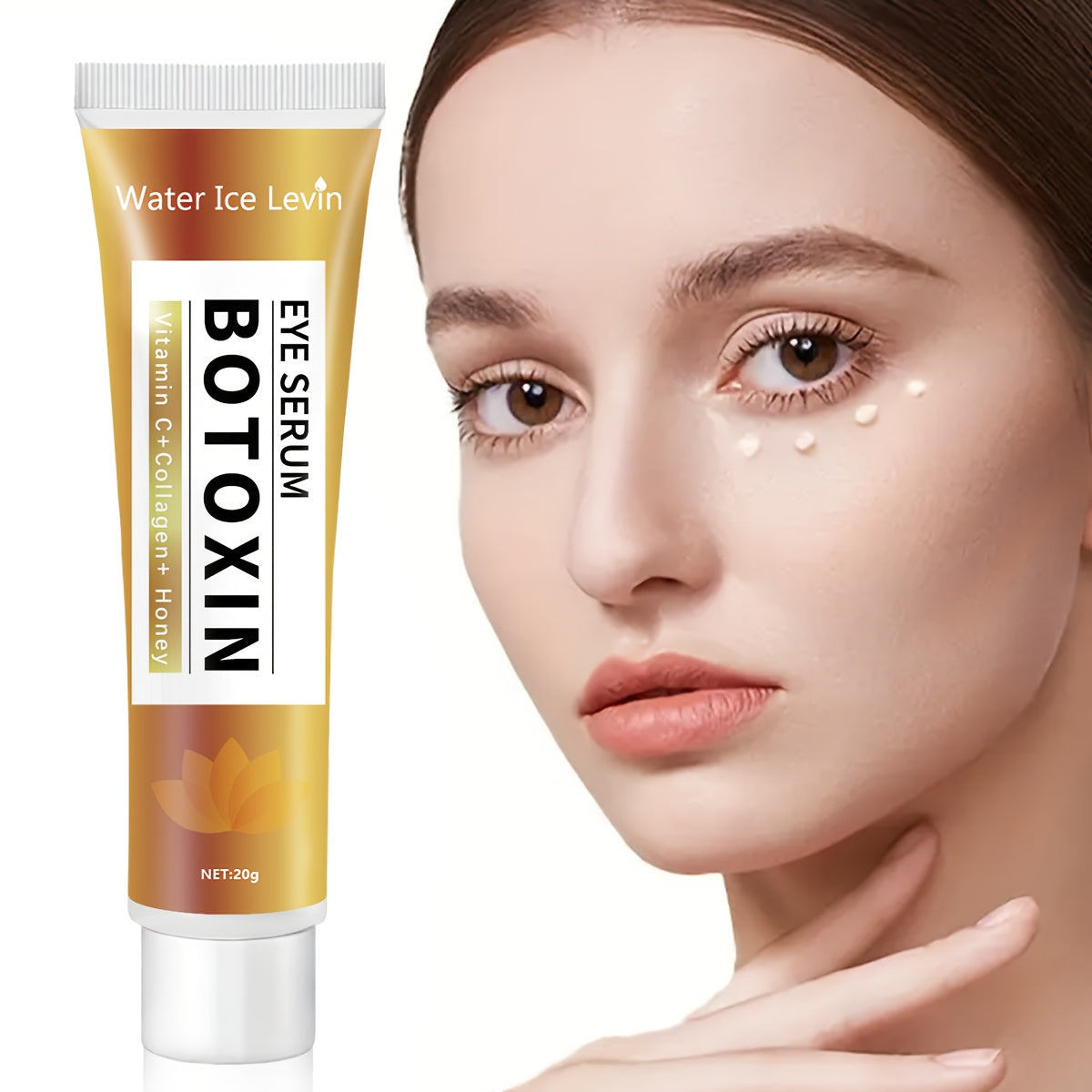 Women All Skin Types Turmeric Eye Gel with Vitamin C Honey 30g