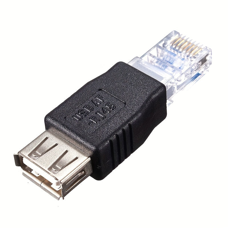 Female USB Type A to Male RJ45 Ethernet Adapter for LAN Network Connection