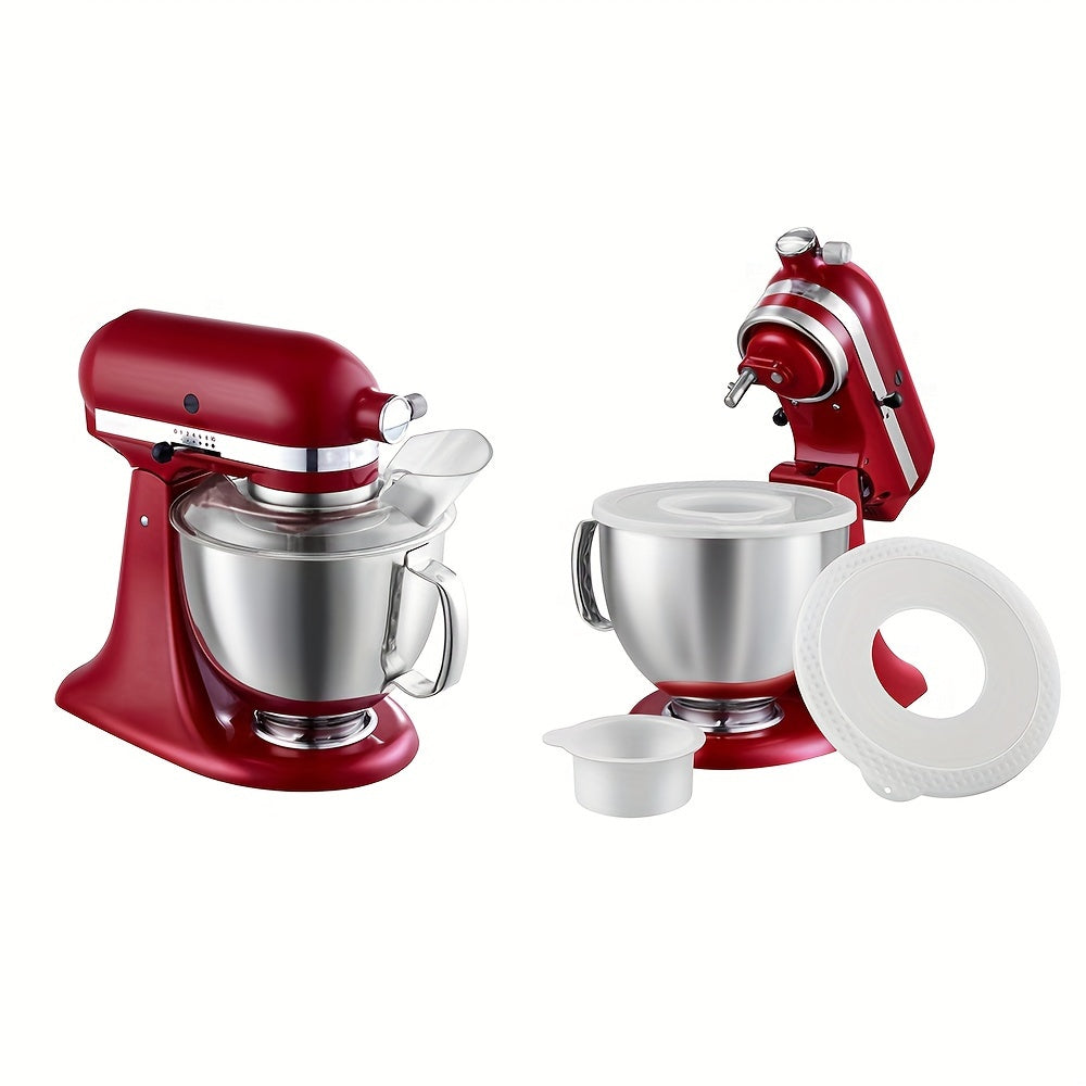 4.5 Quart Mixing Bowl Lid with Pouring Shield for Stand Mixers