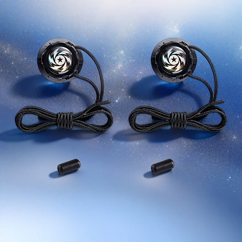 Unisex Nylon Auto-Tightening Lace-Up Shoe Laces for Running and Sports