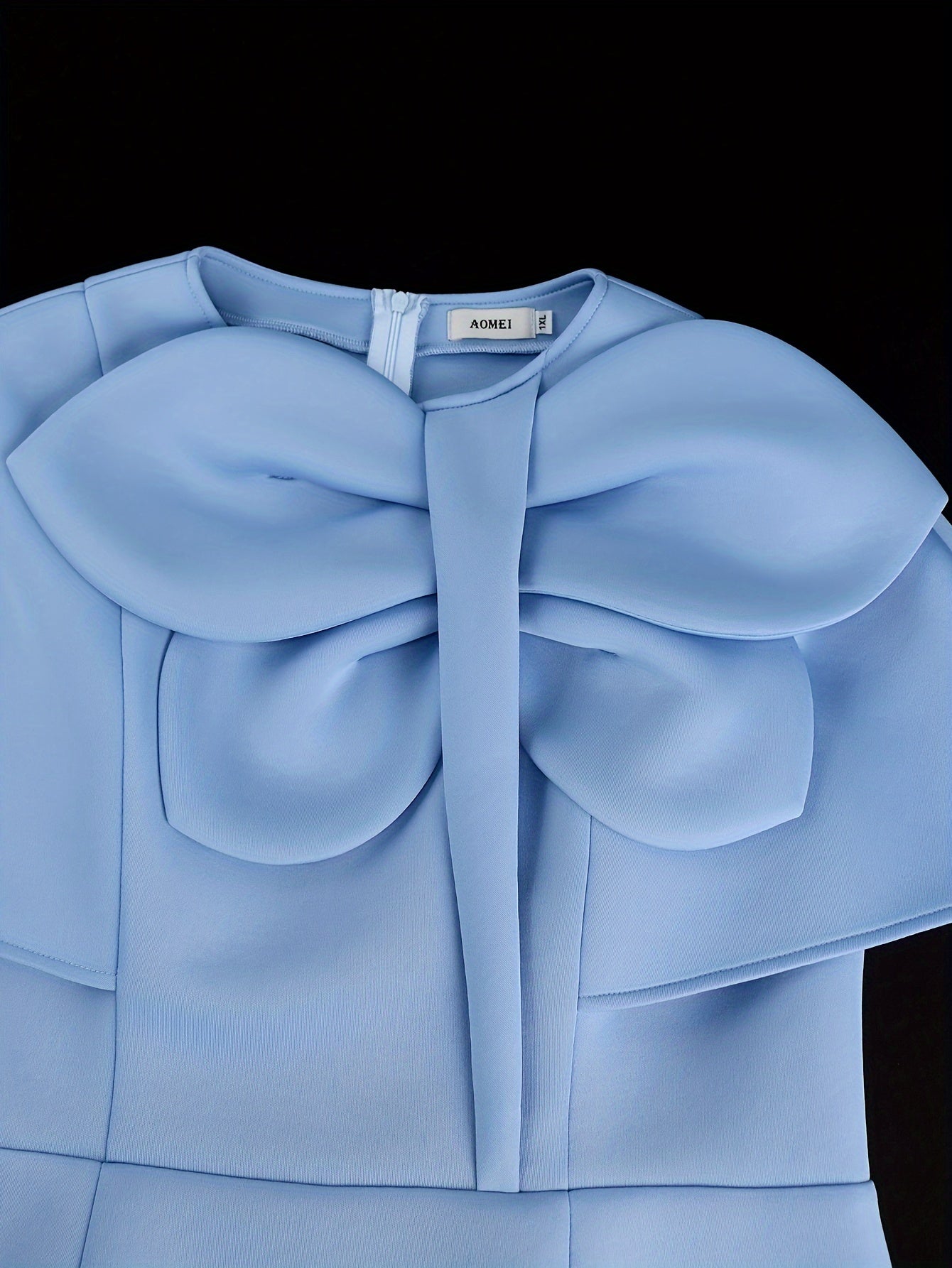 Plus Size Women's Midi Party Dress Polyester Knit Bodycon Short Sleeve