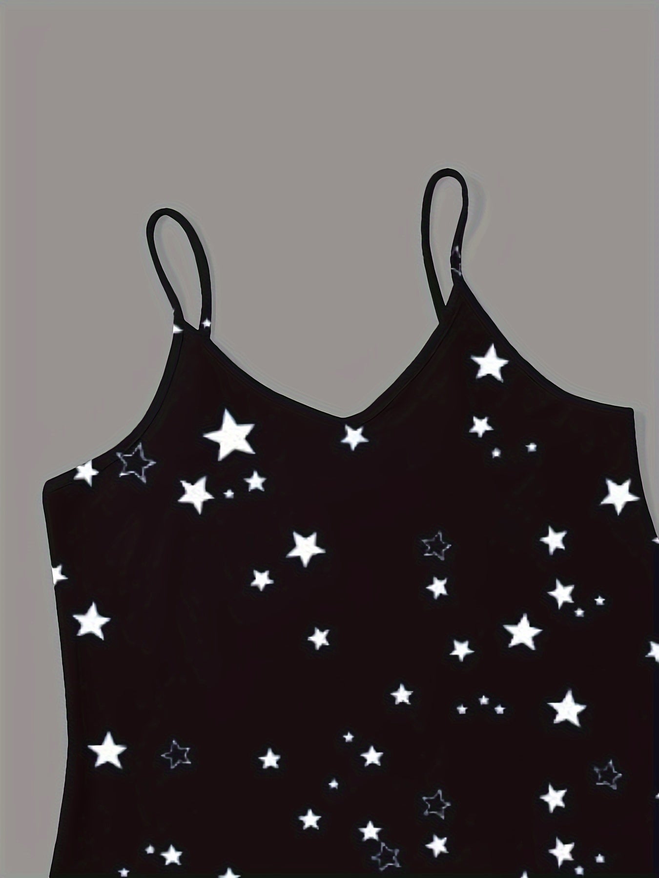 Vestido sin tirantes de estampado celestial azul marino para mujer, ropa casual de temporada, ropa de descanso