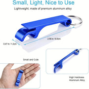 Customizable Metal Keychain Bottle Openers Engraved for Events and Holidays