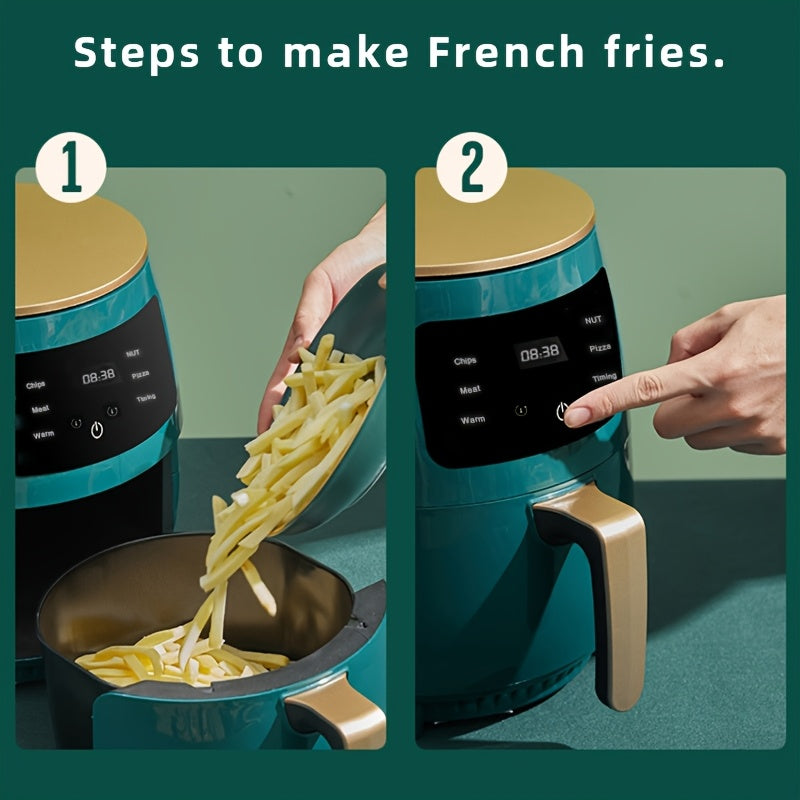 Havo fritüri katta quvvatli elektr pechka ko‘p funksiyali, oson bitta bosish bilan ishlash