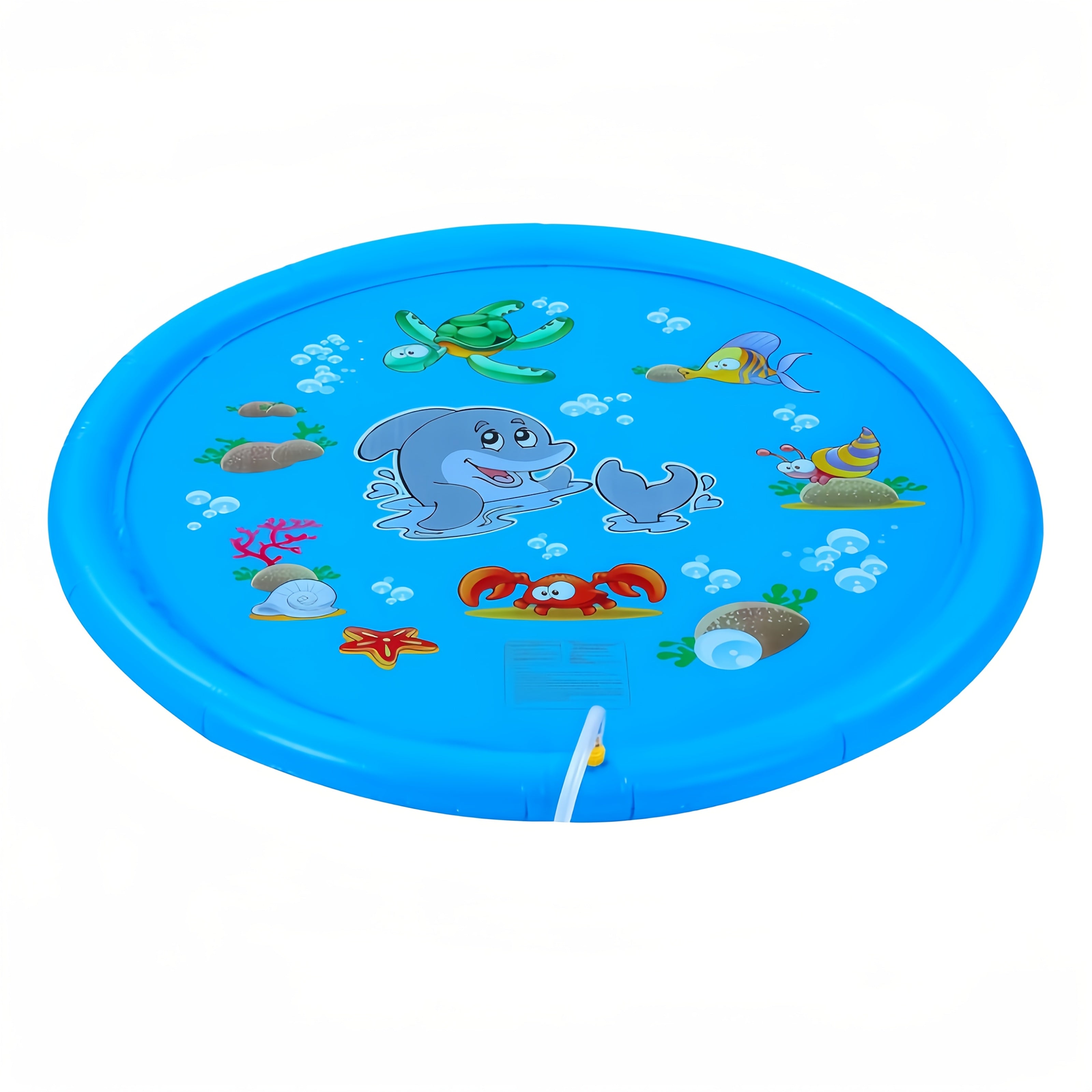 Kids Splash Pad 170cm Durable PVC Water Play Pool for Ages 3-5