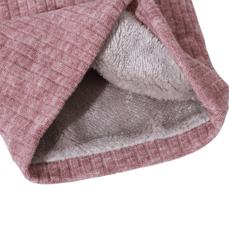 Erkaklar uchun qalin rangli chiziqli bo'yin iliqchasi, qish uchun mukammal sovg'a g'oyasi