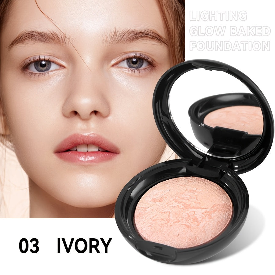 Girl's Long-Lasting Baking Powder Foundation Natural Finish 24H All Skin Types