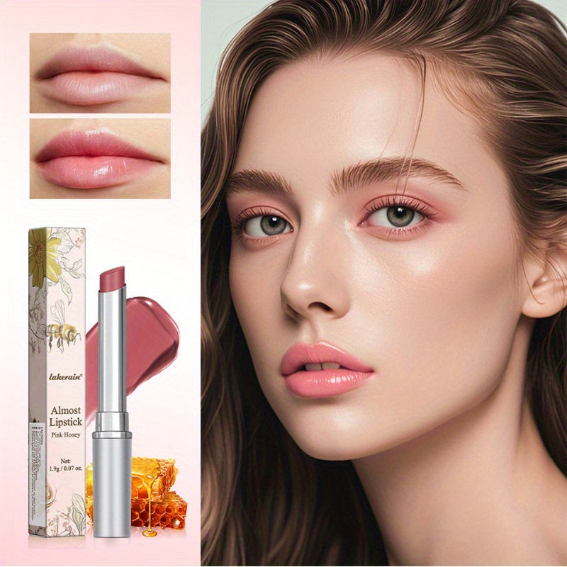 Bálsamo labial rosa con vitamina E para nutrir e hidratar todo tipo de piel