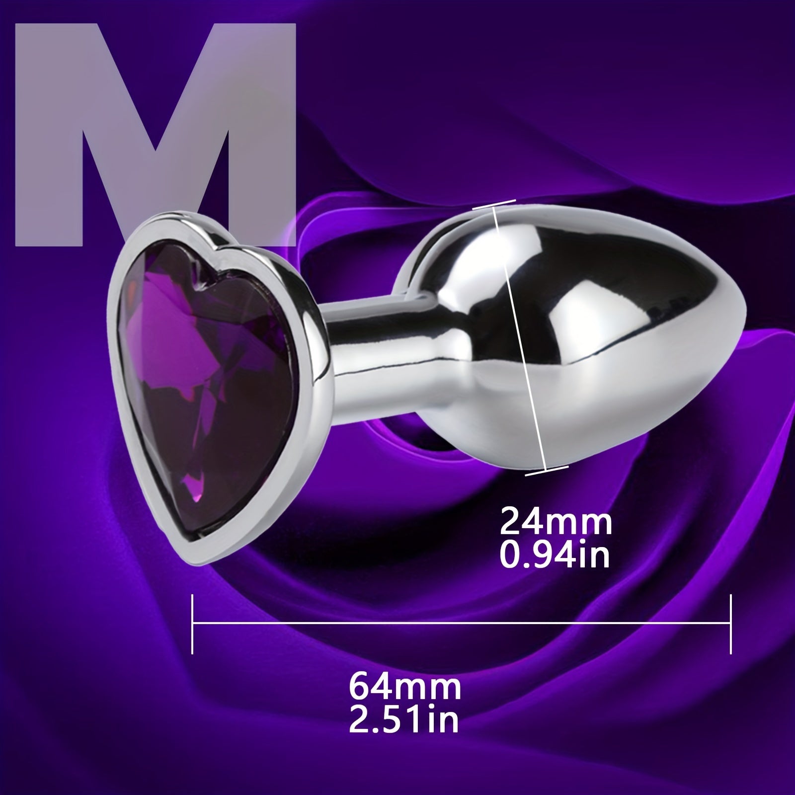 Ayollar Erkaklar Juftliklar Rostdan Qilichli Qotishli Polad Anal Plagin Yurak Shaklidagi Orqa O'yinchoq Seks O'yinchoqi