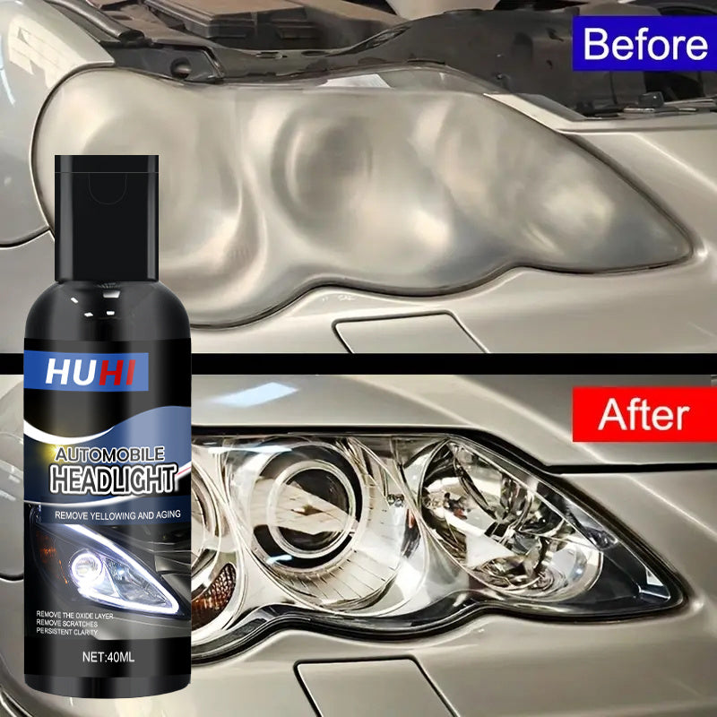 Car Headlight Restoration Paste for Brightness, Scratch Removal, Yellowing