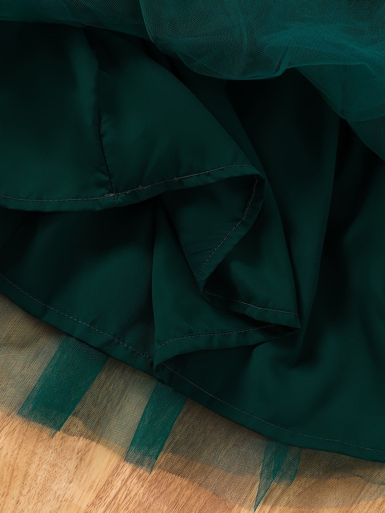 Girls Ruffle Cardigan and Embroidered Mesh Princess Dress Set for Spring Fall