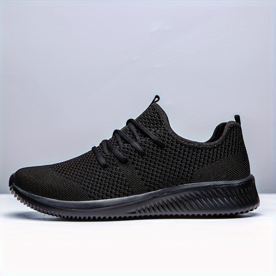 Plus Size Breathable Running Shoes for Men Non-Slip Soft Sole Casual Sneakers