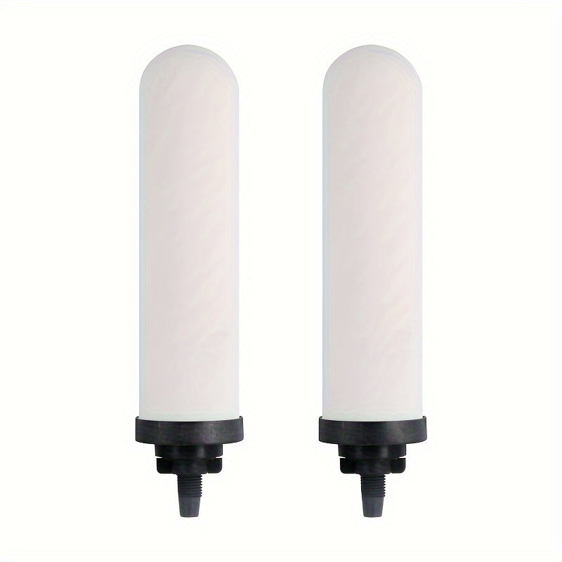 Two 7-Inch Ceramic Water Filter Cartridges for Gravity and Household Systems Pack of 2