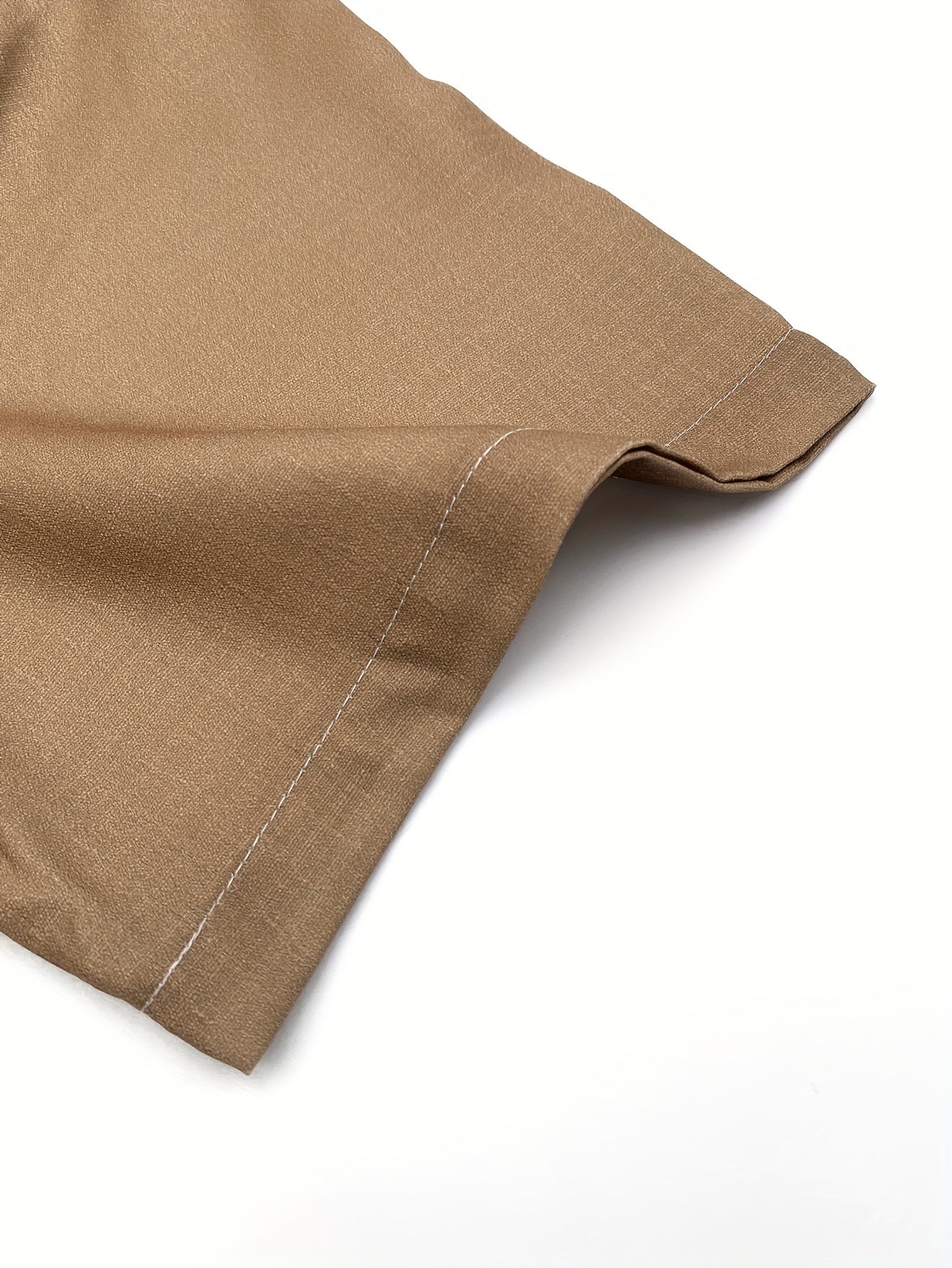 Men's Khaki Casual Shirt with Tribal 3D Print Short Sleeves Geometric Pattern Polyester