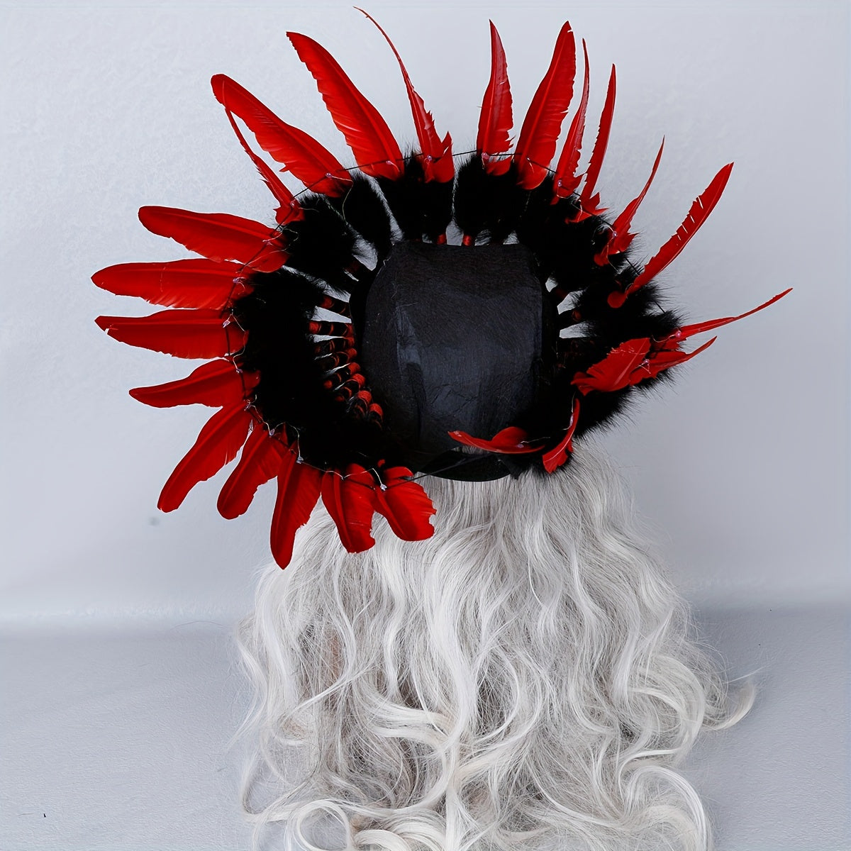 Ayollarlar uchun mo'ynali bosh kiyim Bohemiyan Hindiston shohi shlyapa Halloween kostyum aksessuari