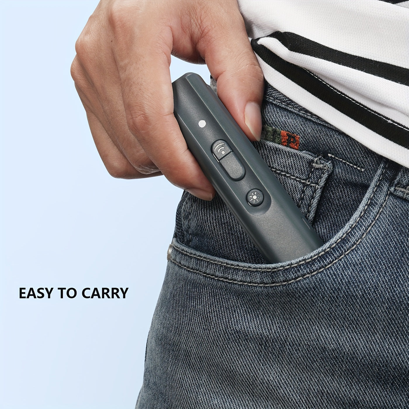 Ultrasonic Dog Repellent with UV Light Rechargeable Battery Portable Handheld Device