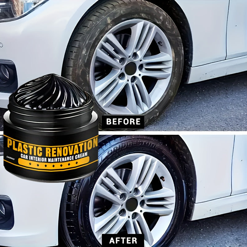 Pasta de reparación de plástico y caucho negro brillante para parachoques y cuero