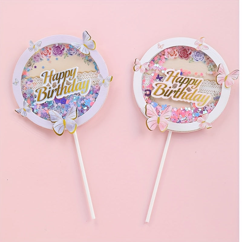 Tırtıllı tort uchun turli xil tort bezaklari, tug'ilgan kun bayrami uchun