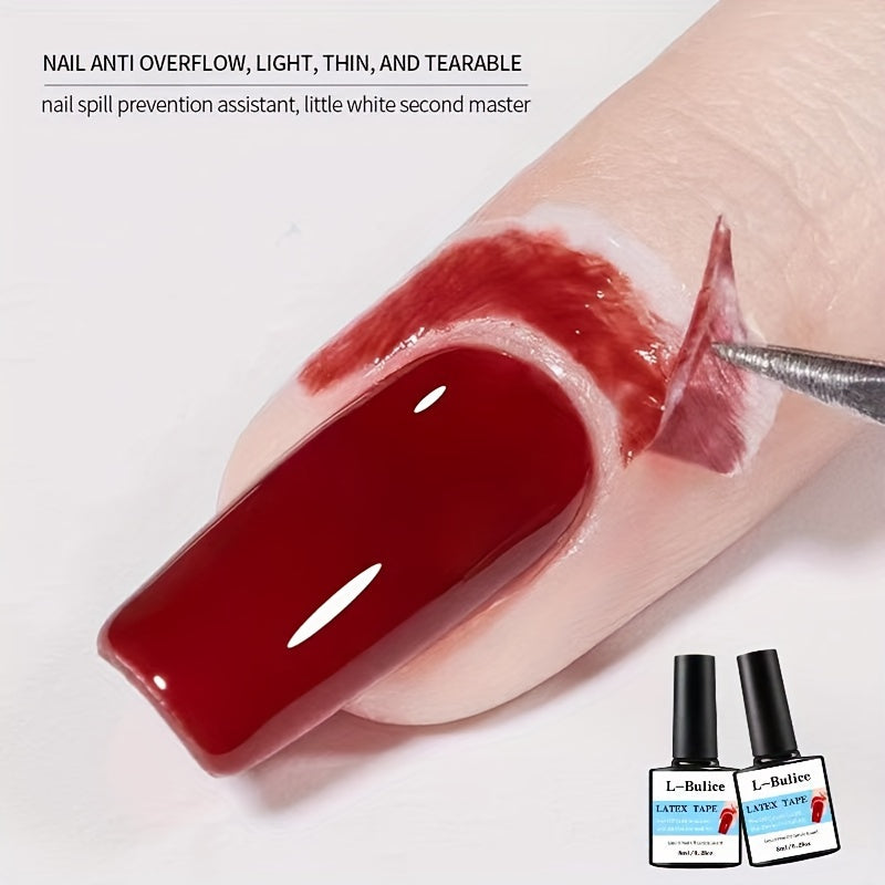 Nail Art Protection Spill Guard Peelable Edge Protector
