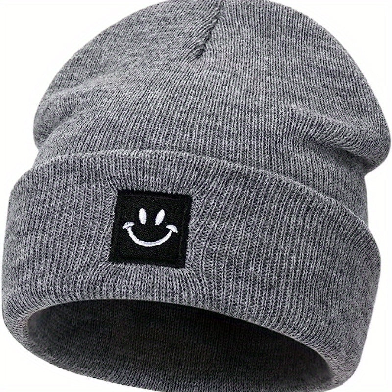 Micro Soft Knit Hat Unisex Winter Beanie Warm Cozy Stylish Black