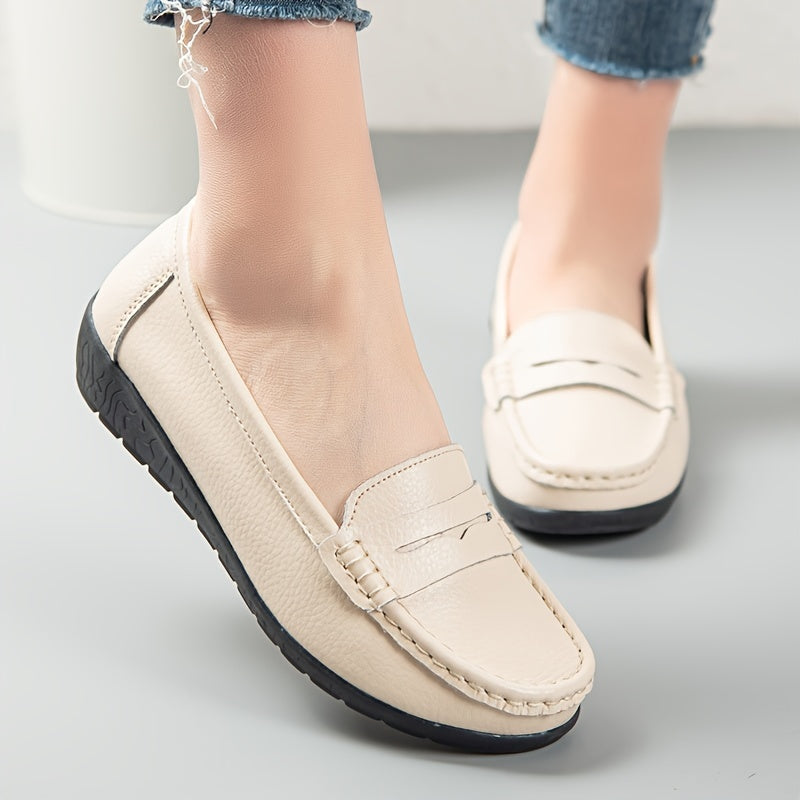 Women Slip-On Shoes, Comfortable Flat Loafers Casual Driving Walking