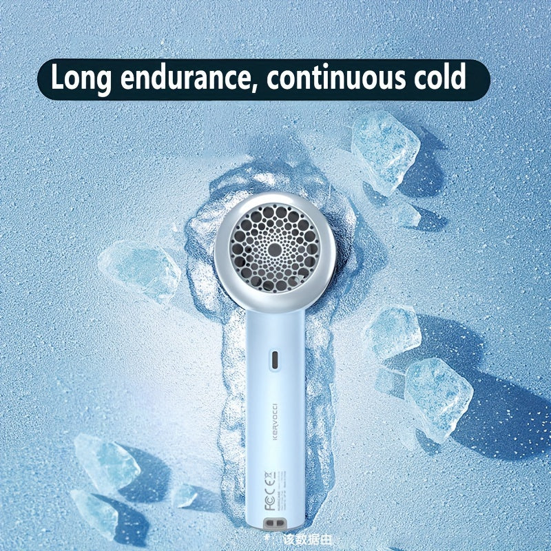 Portable Handheld Mini Plastic Fan with Adjustable Speed for Travel and Outdoor Use