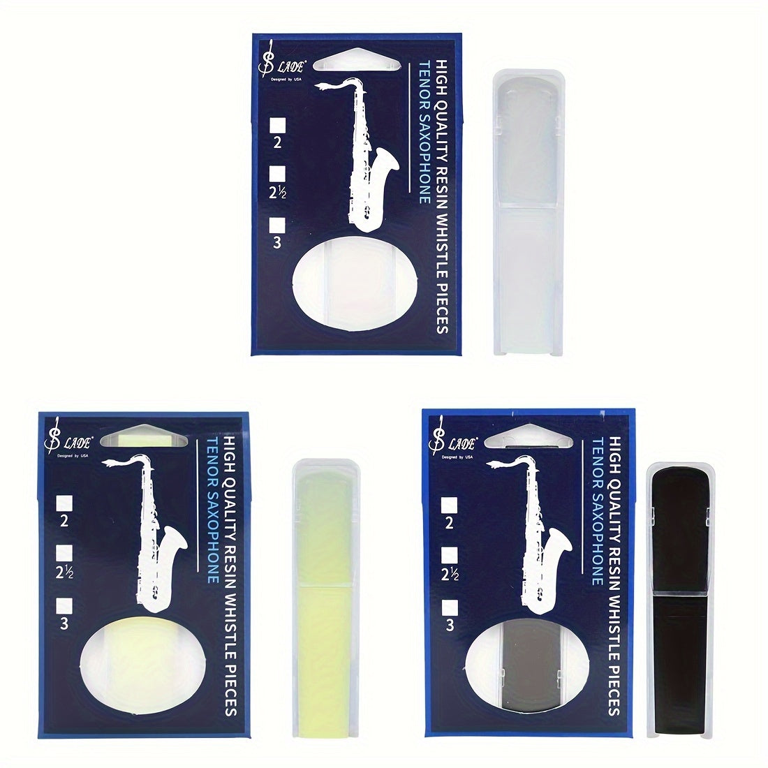 Alto Saxofon Reeds Premium Plastik 2.5 O'lchamli Resonant Aksesuarlar